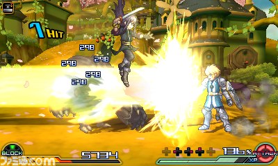 Screens Project X Zone 2