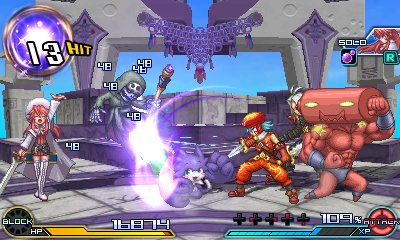Screens Project X Zone 2