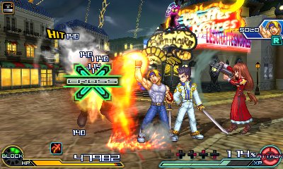 Screens Project X Zone 2
