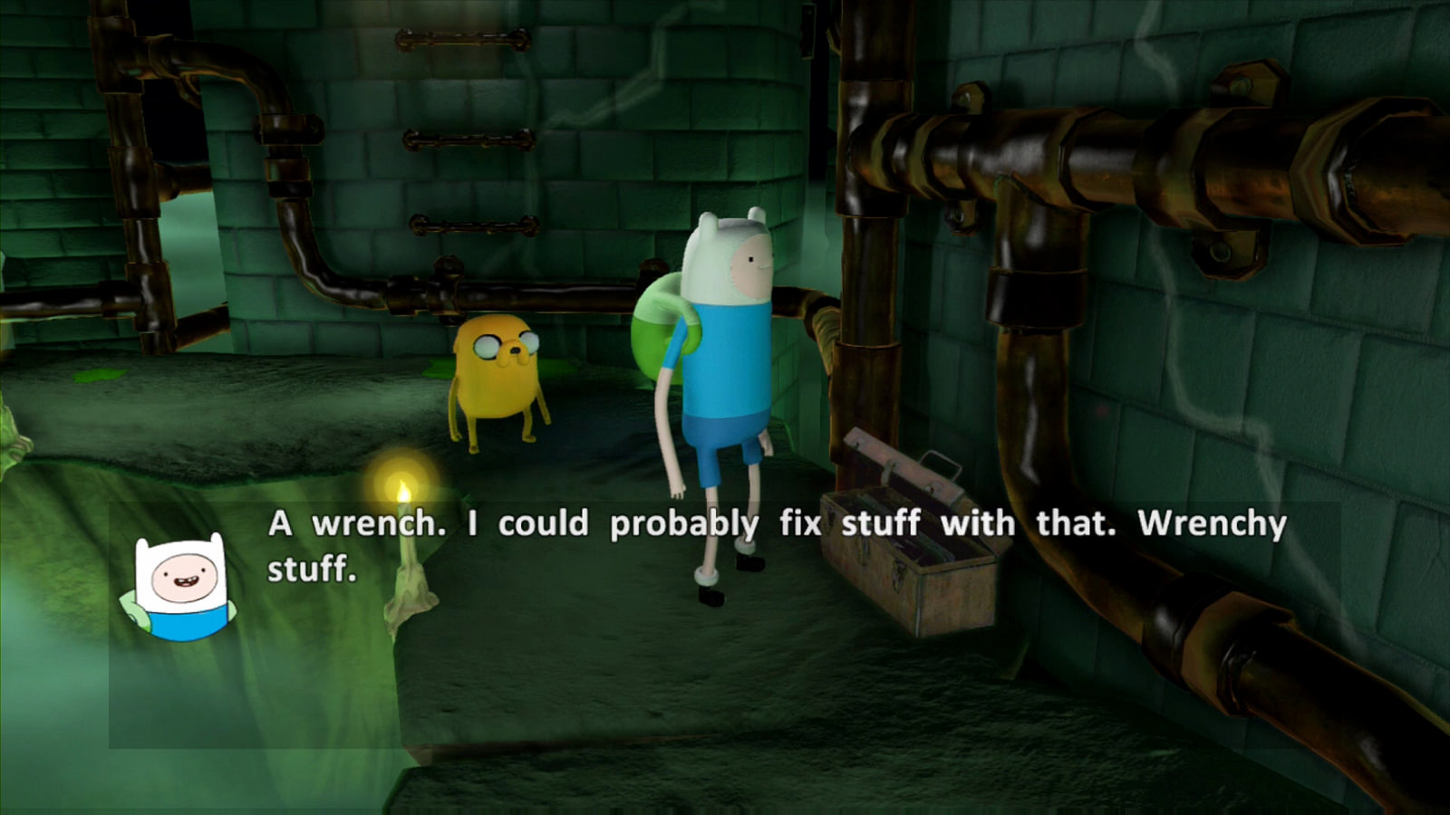 Screens Adventure Time : Finn and Jake Investigations