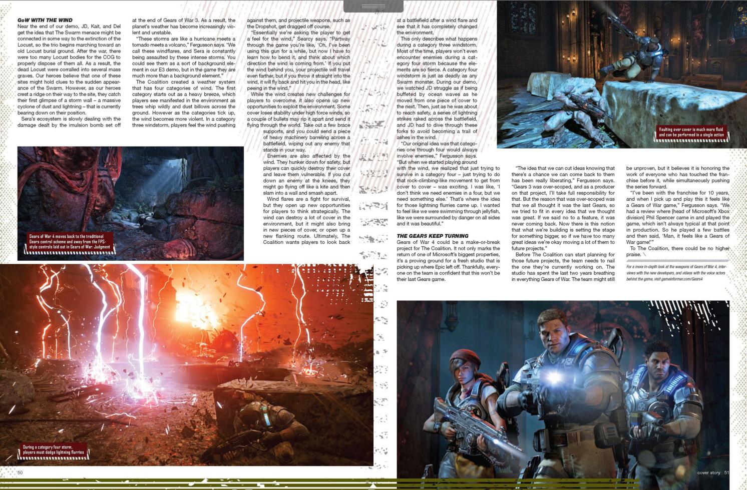 Gears of War 4 : nouvelles images (scans)