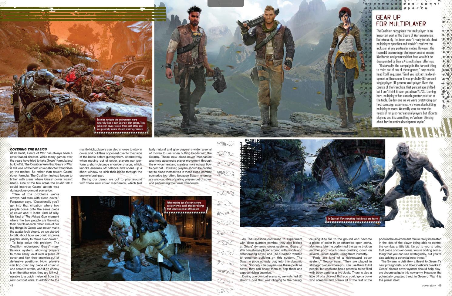 Gears of War 4 : nouvelles images (scans)