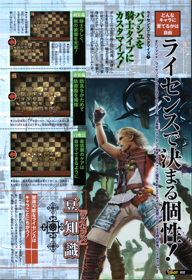 Final Fantasy XII : License Board