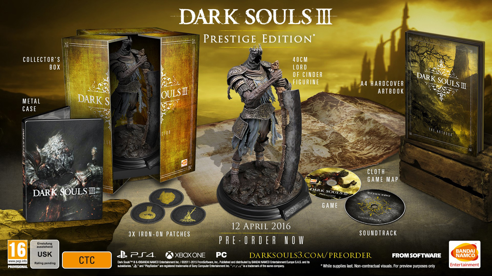 Dark Souls III : les bonus de précommande