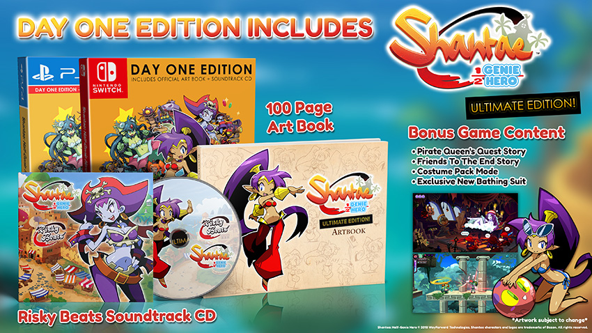 Shantae HGH : une date pour l'édition Ultimate