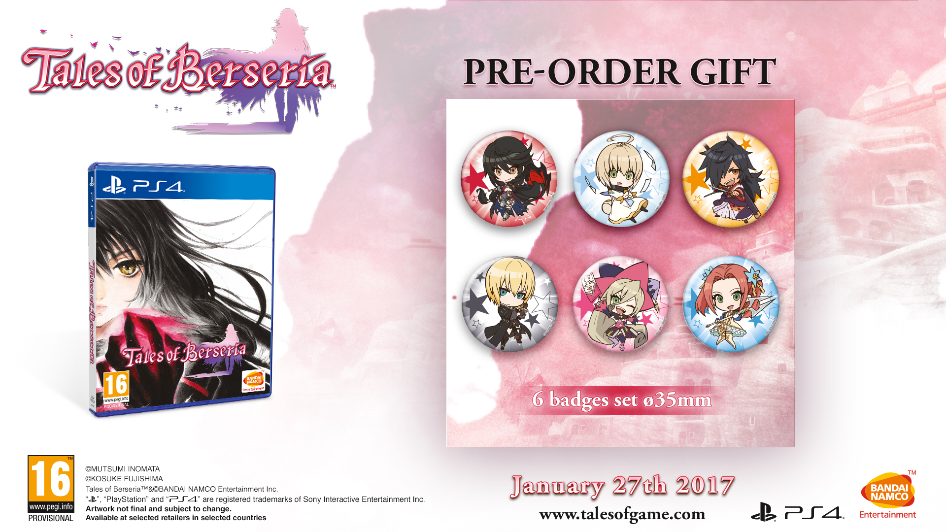 Tales of Berseria : le collector en Europe