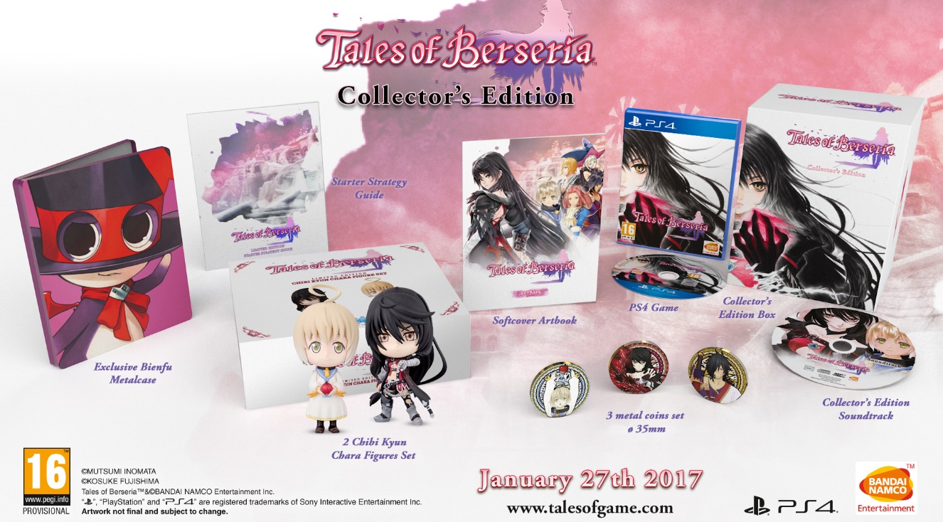 Tales of Berseria : le collector en Europe