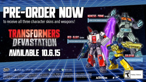 Transformers Devastation : trailer de lancement