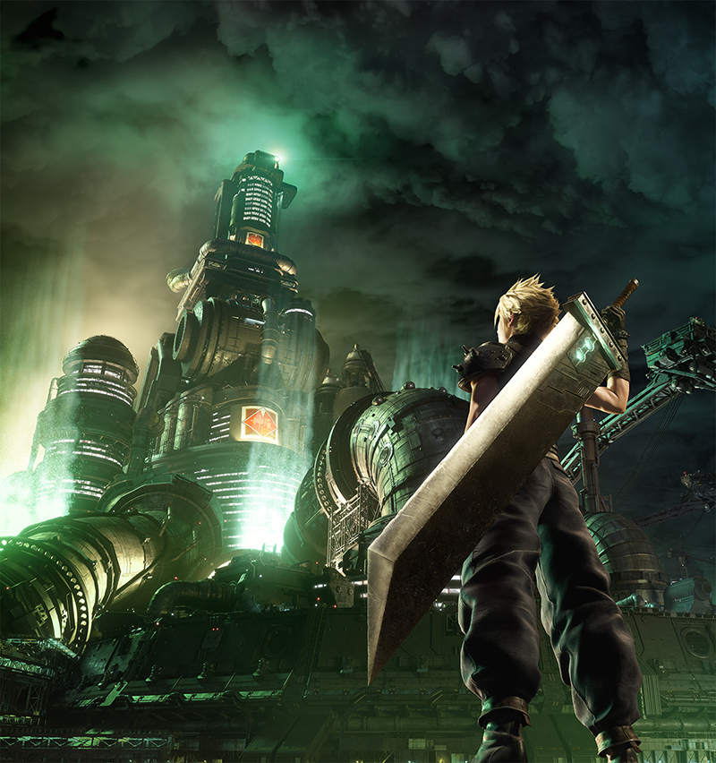 Final Fantasy VII Remake : le Key Visual hommage