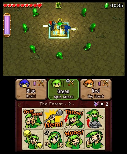 Screens Zelda Triforce Heroes