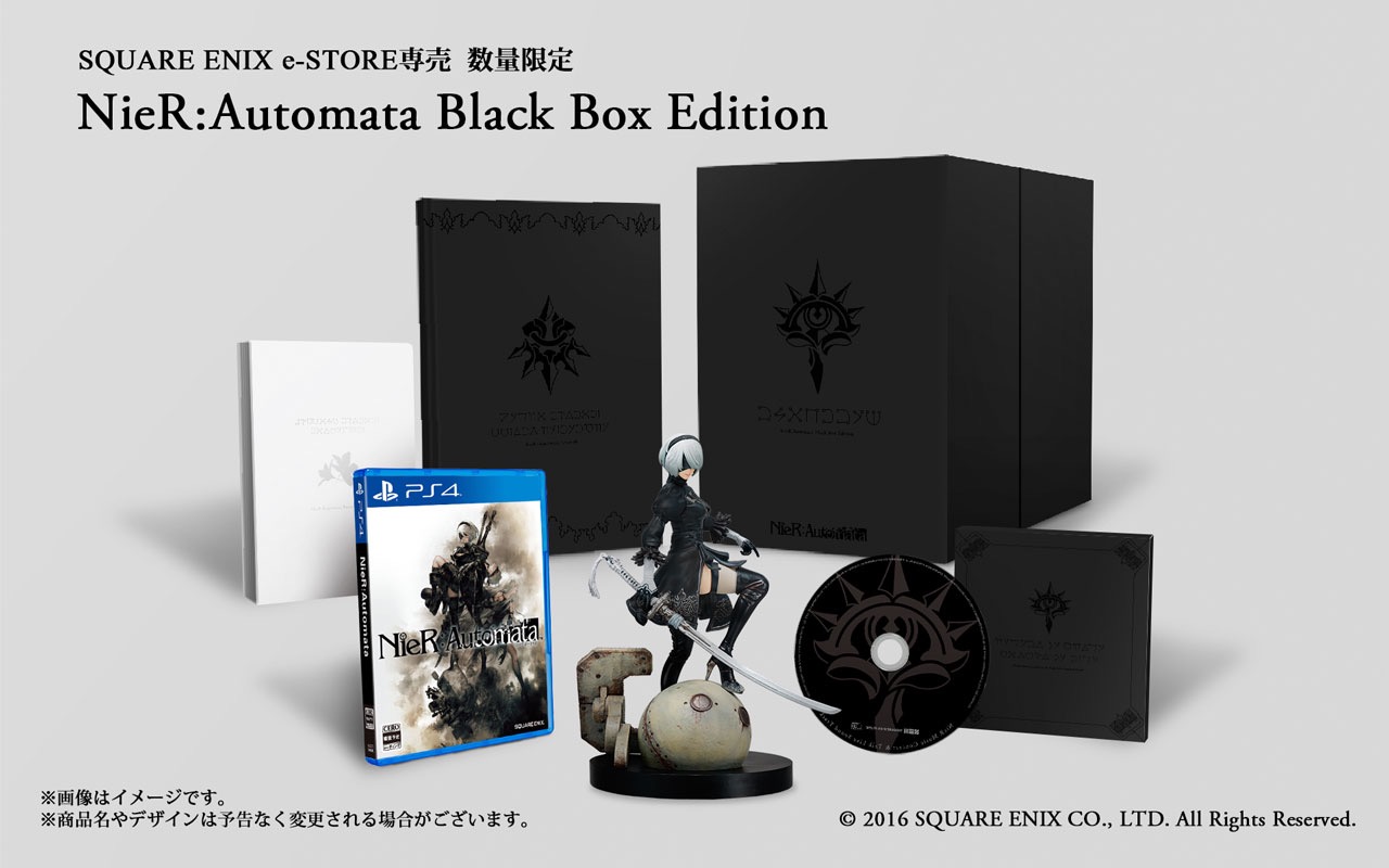 NieR Automata : jaquette et bonus PS Store