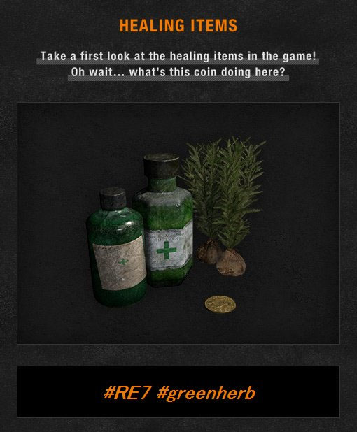 Resident Evil 7 : de l'herbe et une pièce