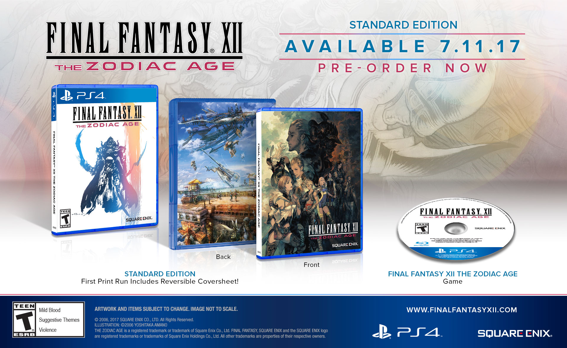 Les éditions spéciales de FFXII The Zodiac Age