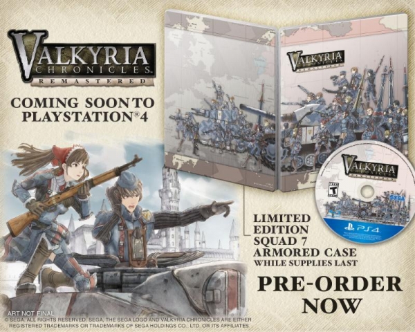 Valkyria Chronicles Remaster confirmé en Europe