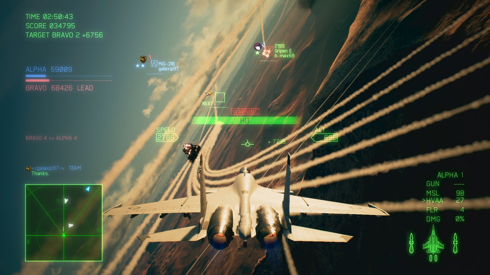 Ace Combat 7 : infos & visuels du multi