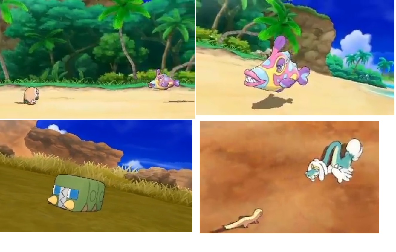Pokémon S&L : nouveaux Pokémons leakés