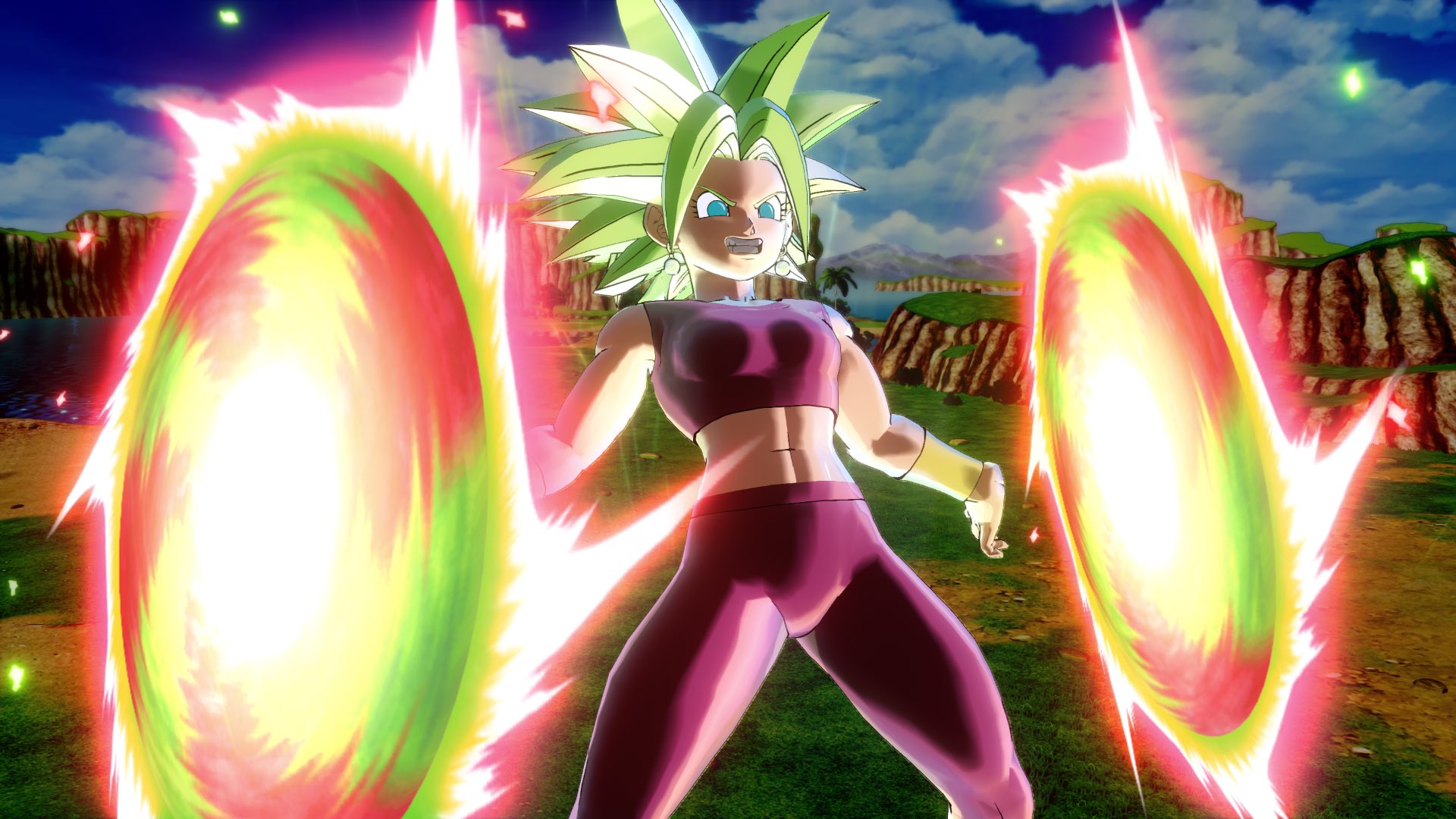 Kefla se montre dans Dragon Ball Xenoverse 2