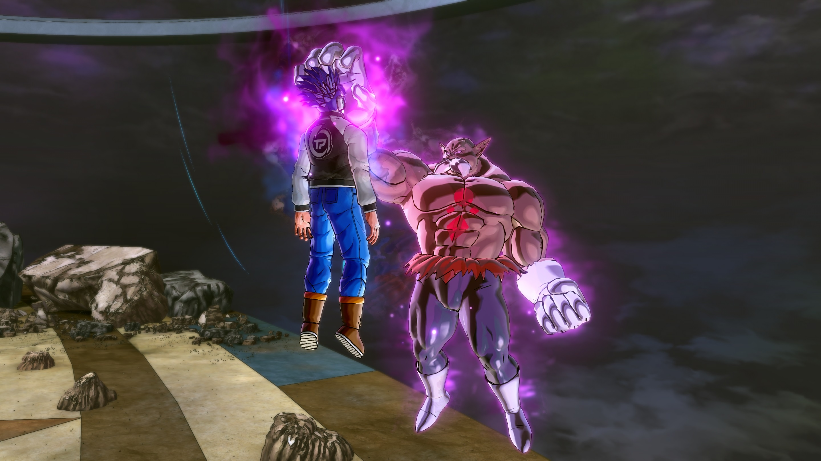 Toppo se prépare pour Dragon Ball Xenoverse 2