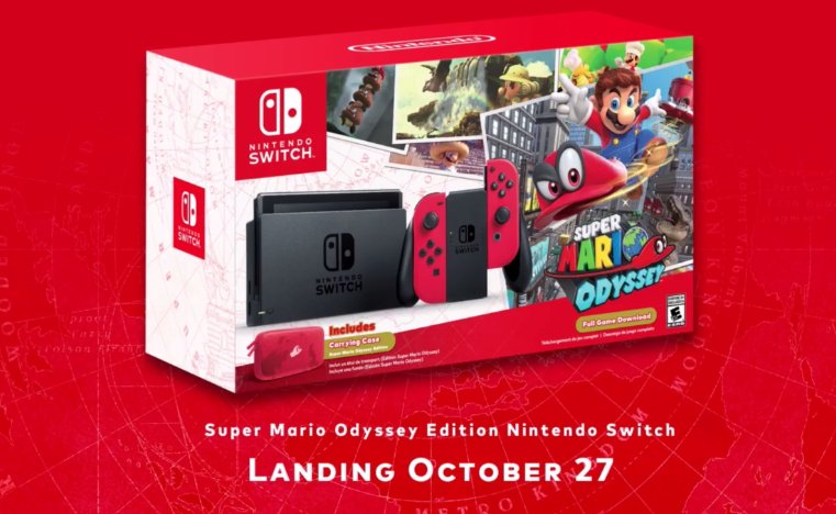 Super Mario Odyssey : trailer et bundle Switch