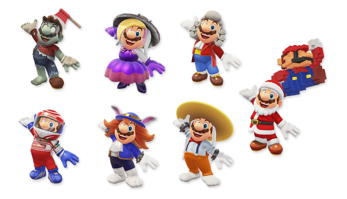 [LEAK] Des costumes pour Mario Odyssey, des personnages bonus pour Kirby Star Allies