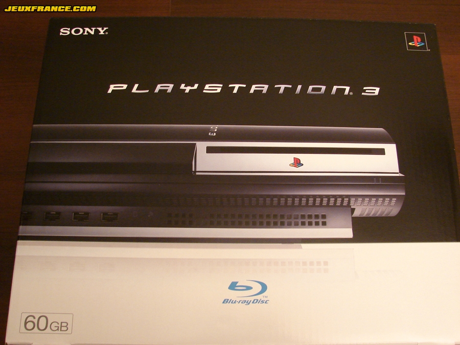 Déballage de la PlayStation 3