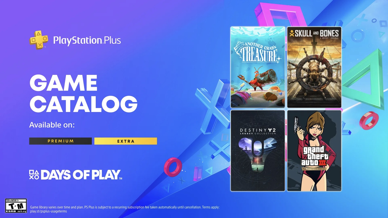 PS Plus : le programme de juin, avec du Destiny 2 et des bonus Extra & Premium