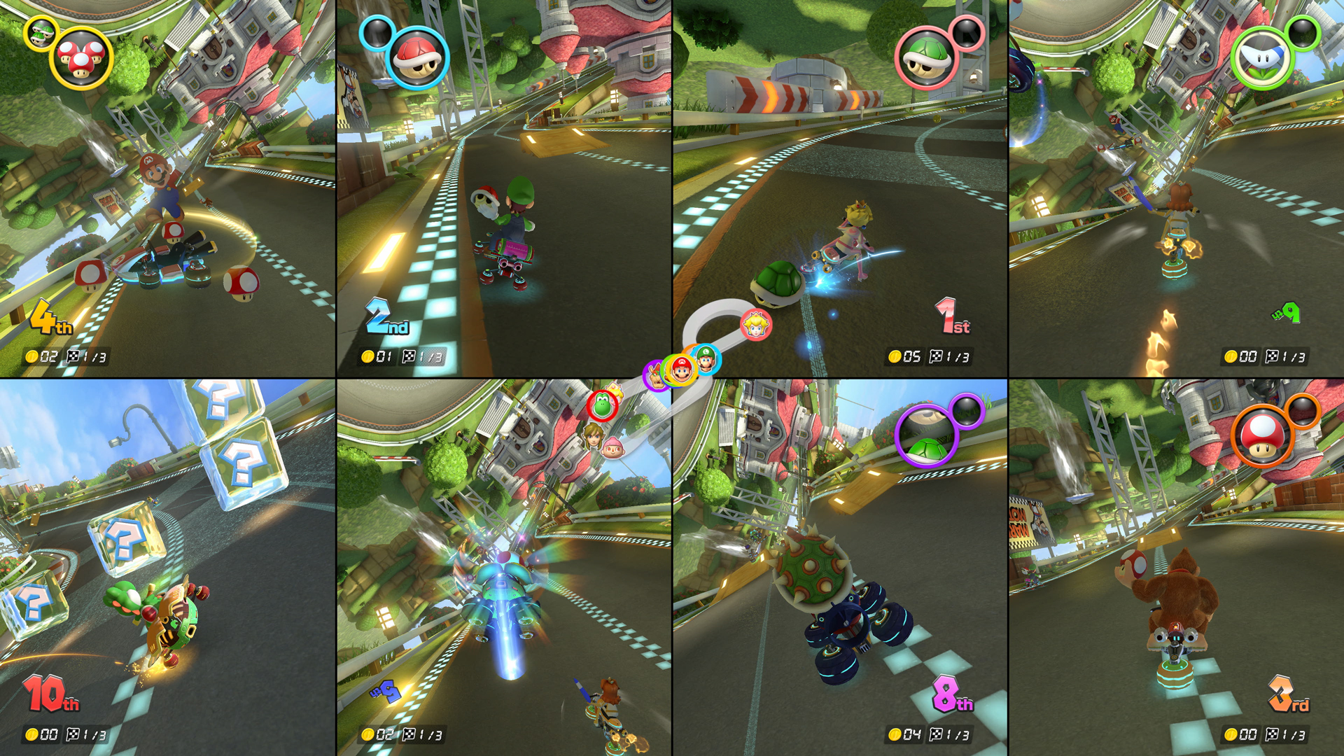 Mario Kart 8 Deluxe passe en 4.0 avec upgrade Switch 2 et split-screen à 8 joueurs