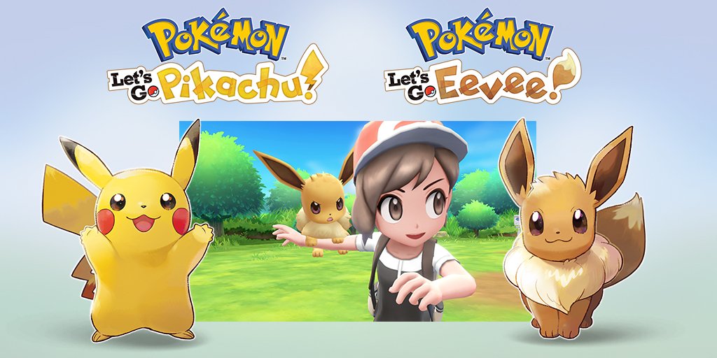 Pokémon Let's Go Pikachu & Evoli officialisé + deuxième RPG Switch à venir pour 2019