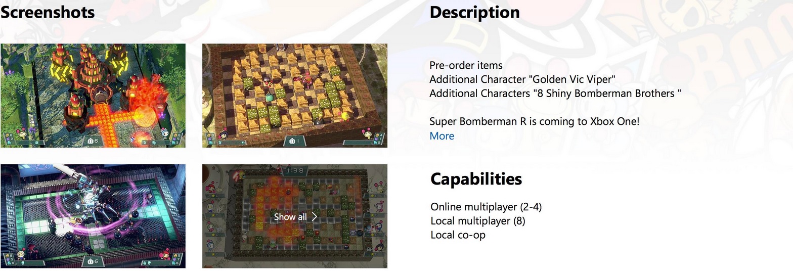 [LEAK] Super Bomberman R aussi sur One