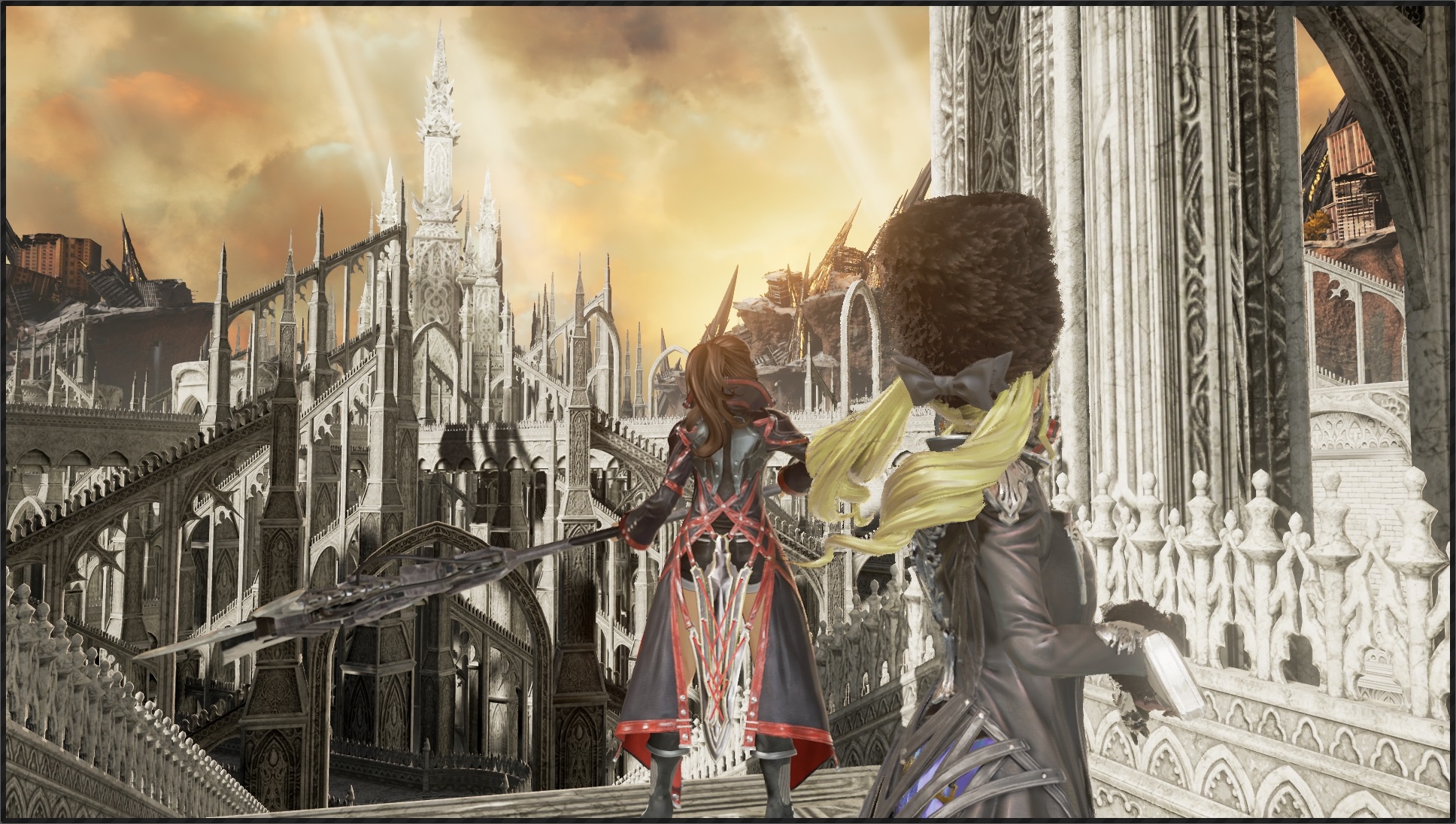Code Vein et sa cathédrale très ''Souls-esque''