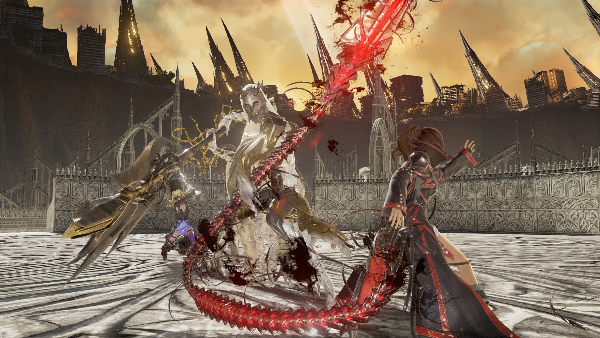 Code Vein et sa cathédrale très ''Souls-esque''