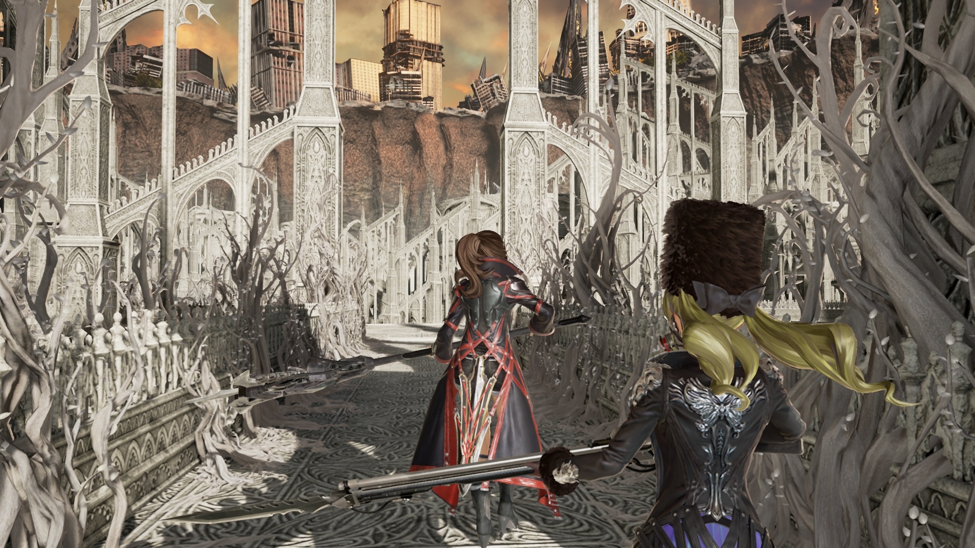 Code Vein et sa cathédrale très ''Souls-esque''