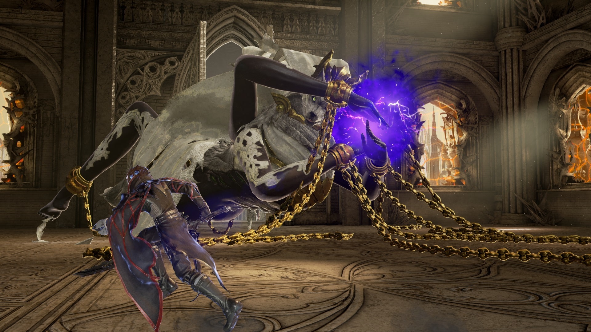 Code Vein et sa cathédrale très ''Souls-esque''