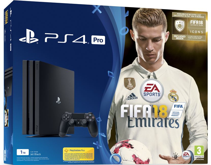 FIFA 18 : les sept packs PS4