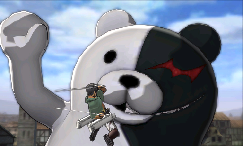 Monokuma s'illustre dans Attack on Titan 2