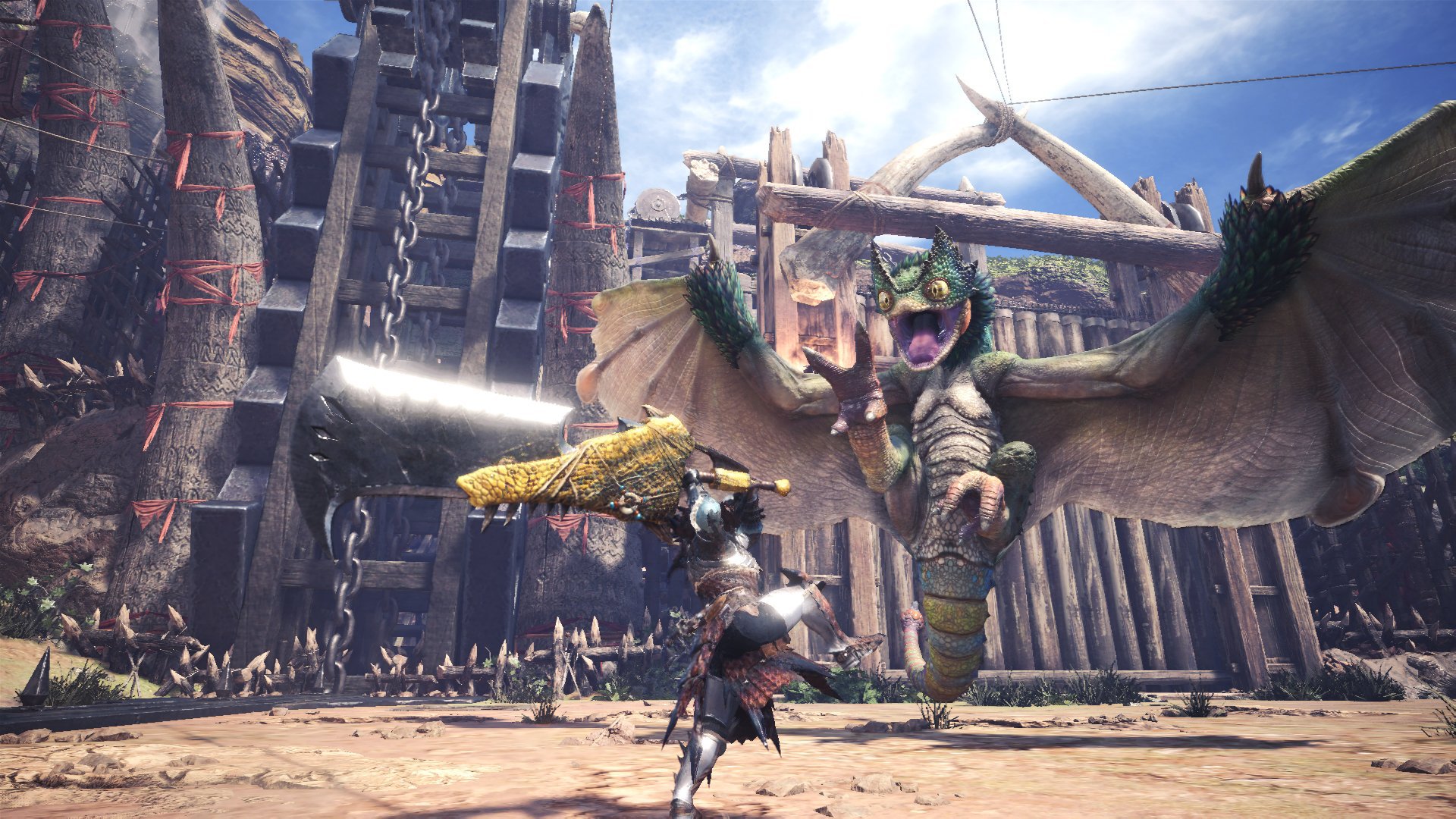 Monster Hunter World : quelques visuels et informations sur les fonctions communautaires