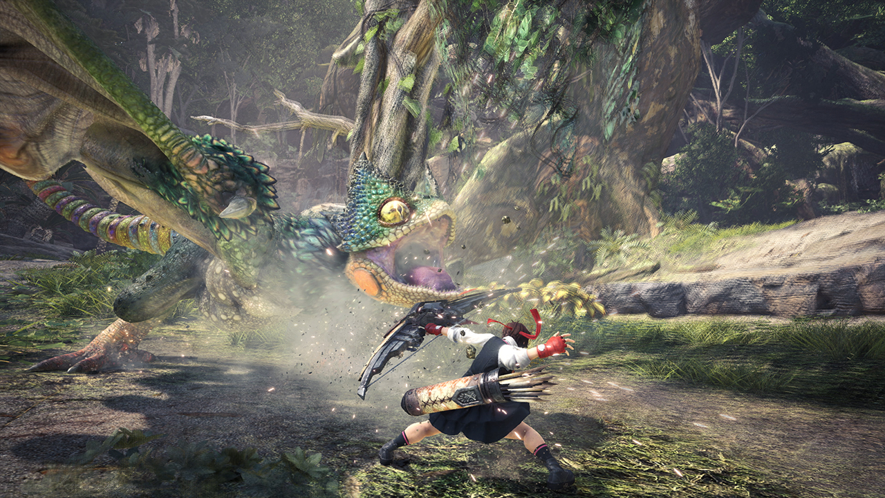 Du Street Fighter dans Monster Hunter World