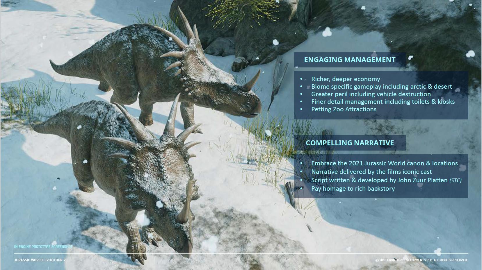 [Rumeur] Frontier préparerait déjà un Jurassic World Evolution 2 (pour 2021)