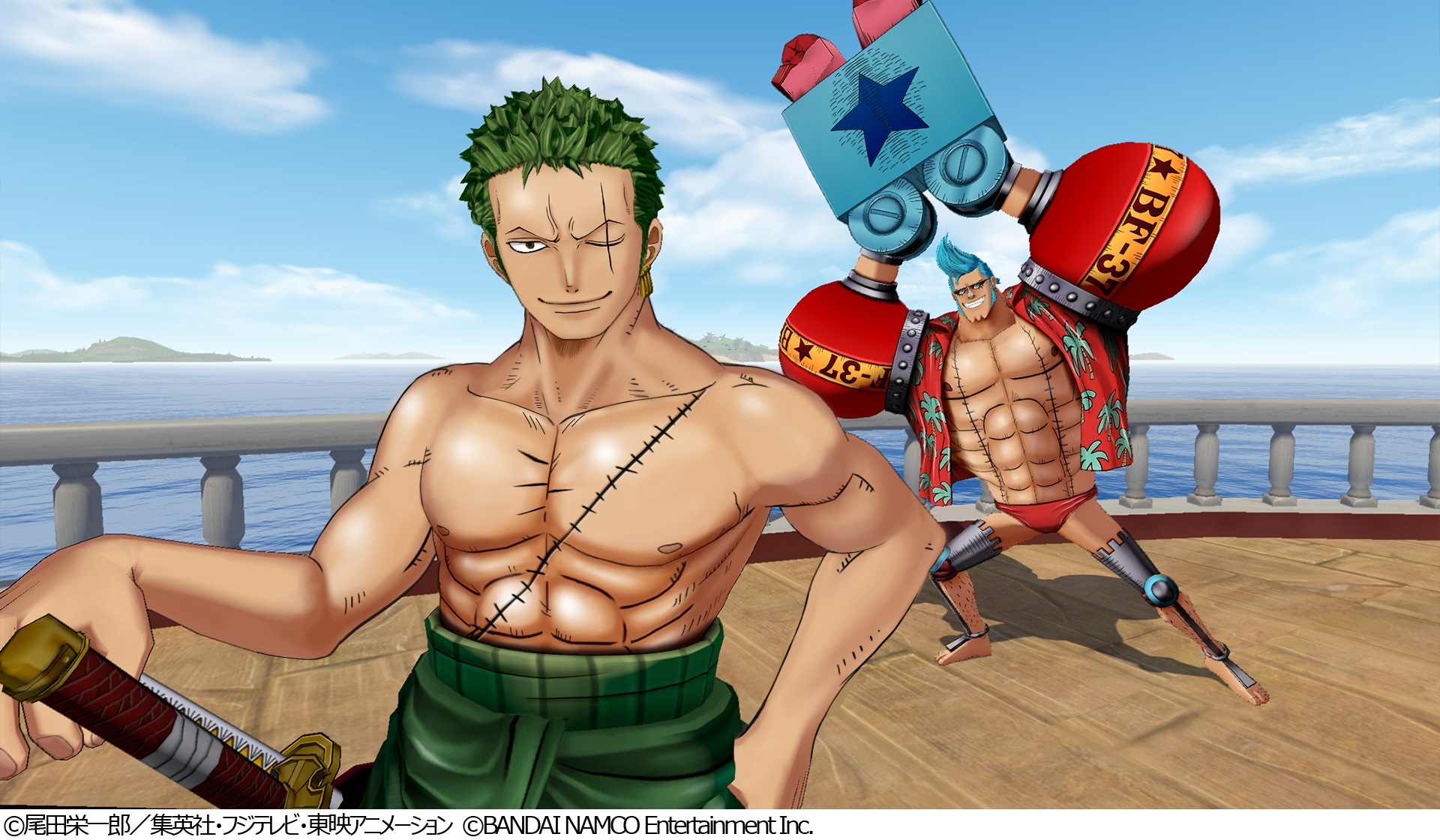 PS VR : quelques images pour One Piece GC