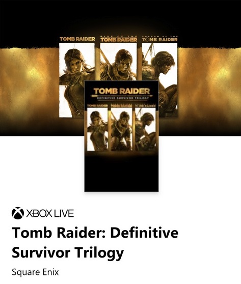 Tomb Raider : une petite trilogie compile en vue