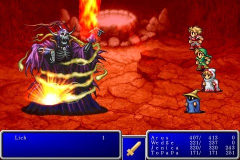 Final Fantasy 1 & 2 on iPhone