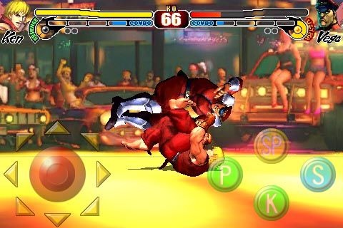 iPhone : plein d'images pour Street Fighter IV