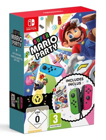 Super Mario Party aura son pack Joycons