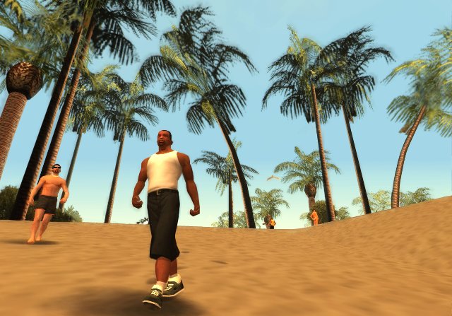 GTA San Andreas tombe à l'eau