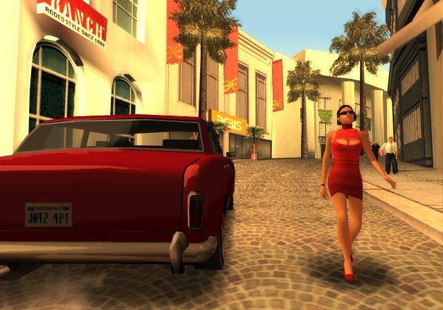 GTA San Andreas tombe à l'eau