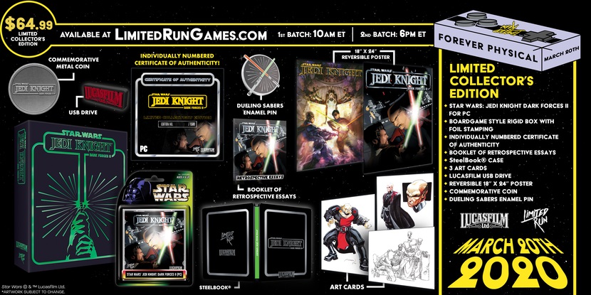Limited Run : Streets of Rage 4 et Star Wars : Dark Forces se mettent en boîte