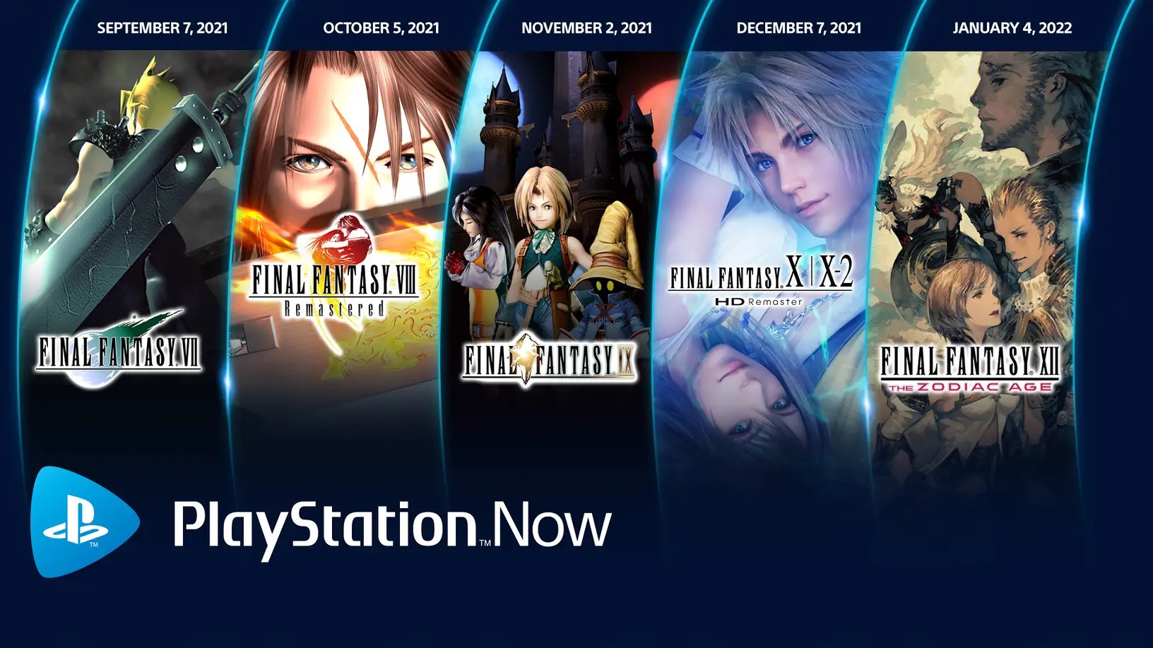 Les anciens FF arrivent sur le PS Now