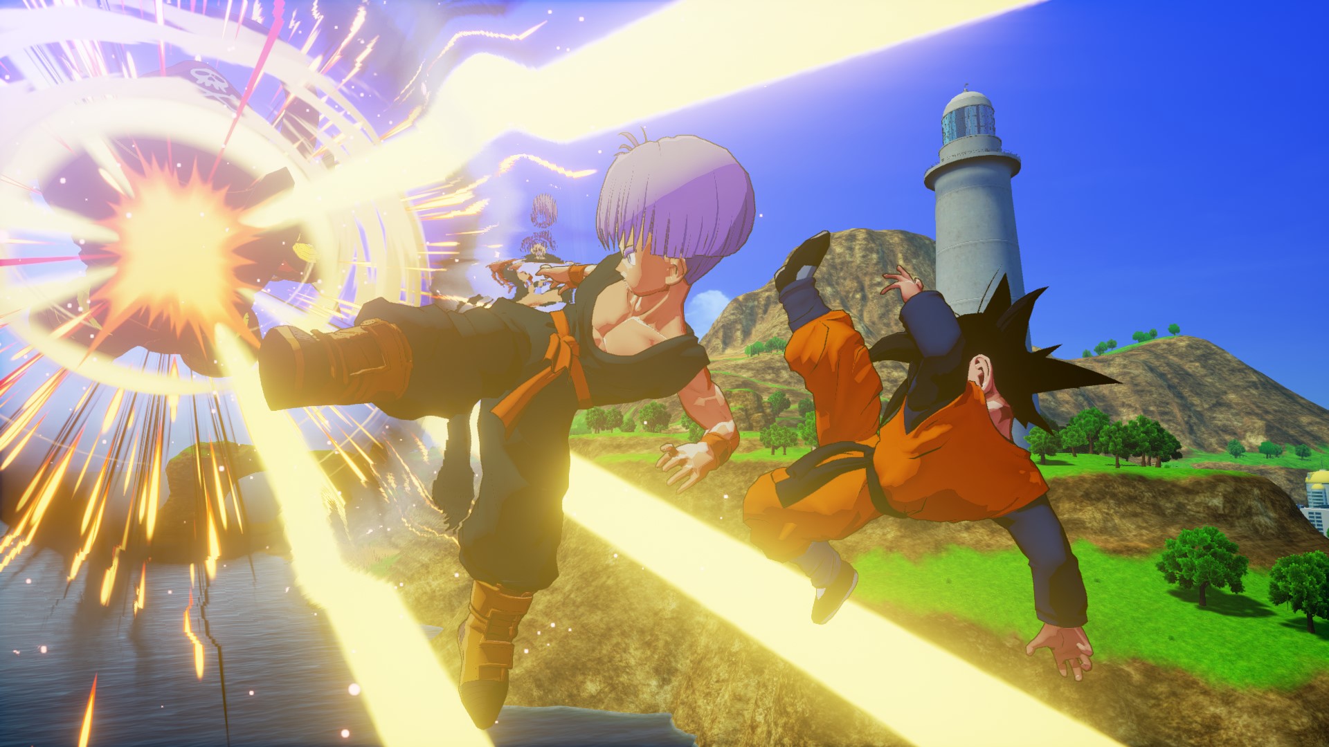 DBZ Kakarot : visuels de Goten & Trunks