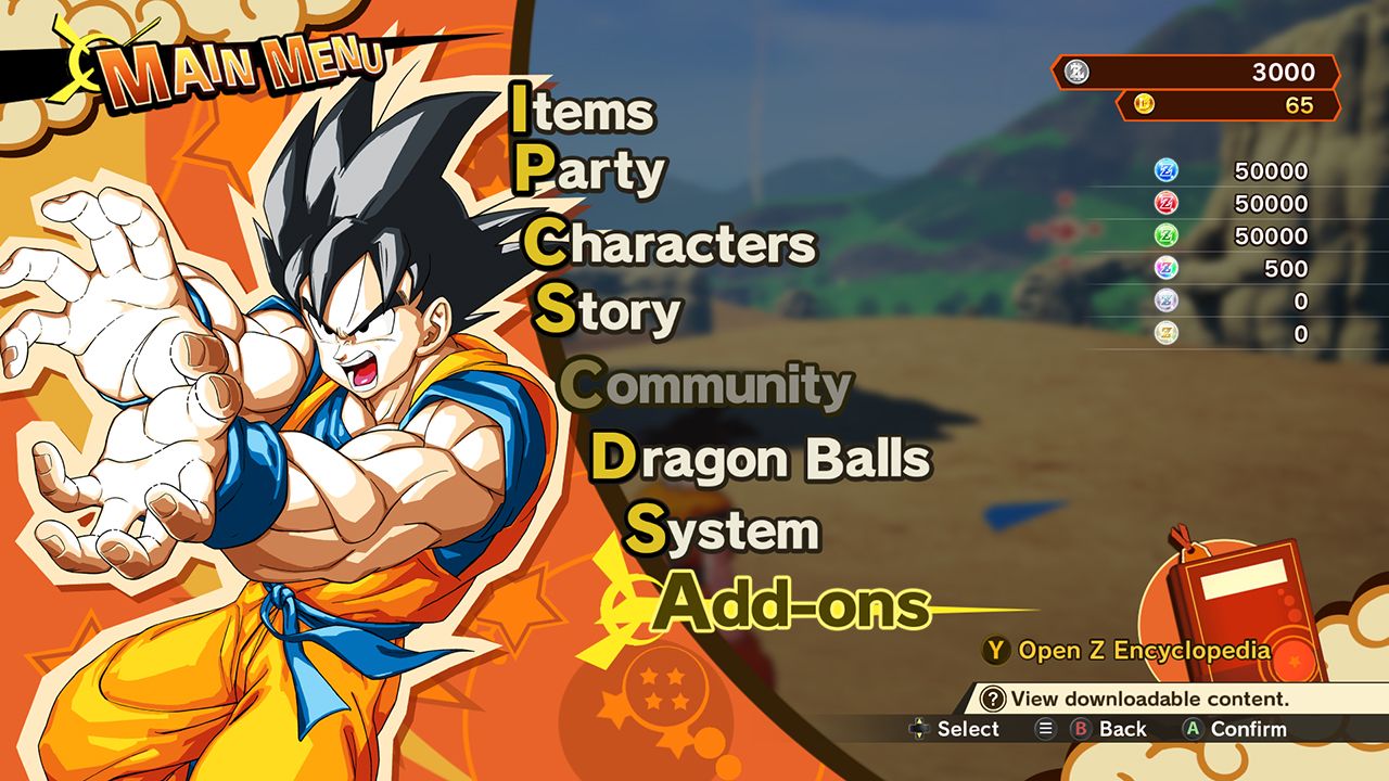 Dragon Ball Z Kakarot : visuels du premier DLC + nouveau pack de musiques officielles