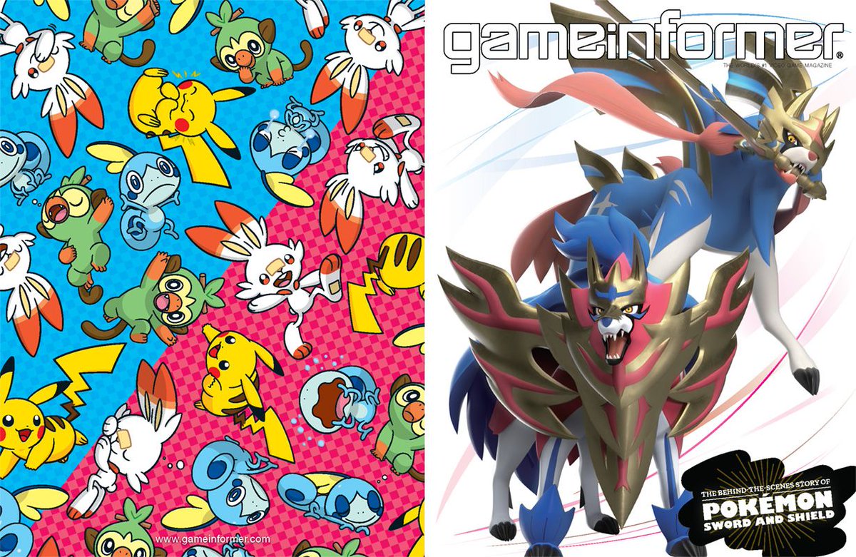 Pokemon Epee et Bouclier fait sa couverture chez Game Informer + nouvelles informations